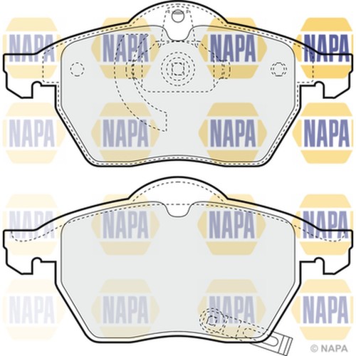 Brake pads set for - brake, vauxhall