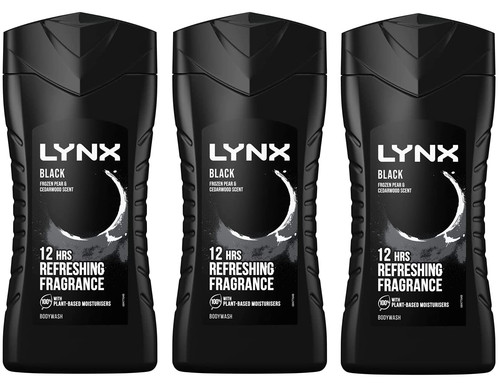 Lynx black shower - black,