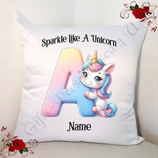 Personalised 18" White Cushion