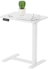 Electric Adjustable Overbed Table Rolling Desk for Bed/Sofa/Wheelchair - NIB