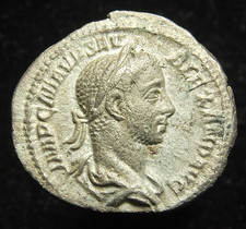 Severus Alexander silver denarius, PAX AVG, Rome 222-228AD