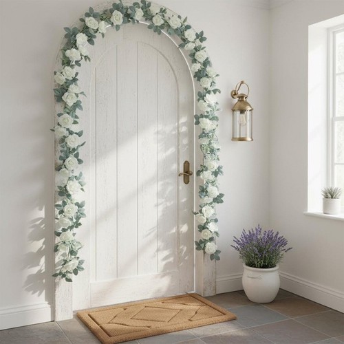 Inch floral garland with - inch,