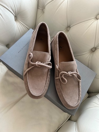 Aquatalia brian suede loafers - aquatalia,