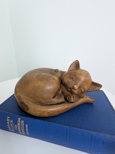 Vintage hand carved wooden - vintage,