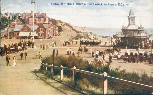Bournemouth entrance pier - bournemouth;,