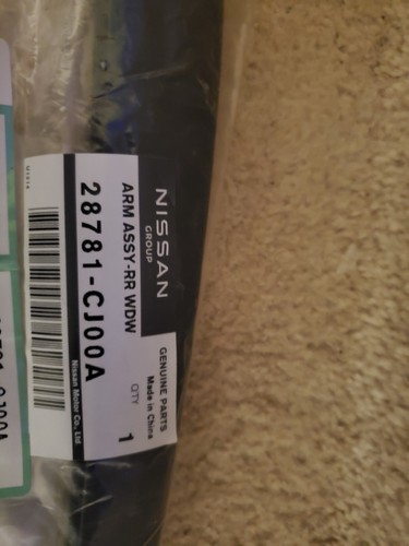 Rear wiper arm - for, nissan