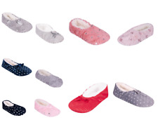 Kids Girls Ballerina Comfy Warm Soft Light Winter Fluffy Slippers Non Slip 