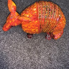 Rare Anita Harris Armadillo Figurine Gold Signed