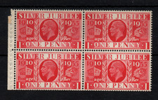 GB KGV 1935 1d Silver Jubilee