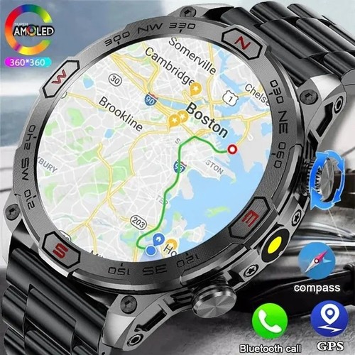 Military gps smart watch men - military,