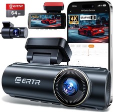 4K Dash Cam Front and Rear