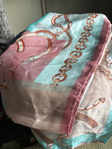 Italian silk equestrian scarf - italian,