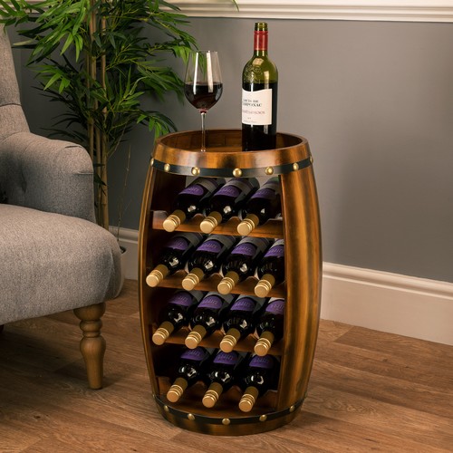 Barrel wine rack wooden - wooden, free