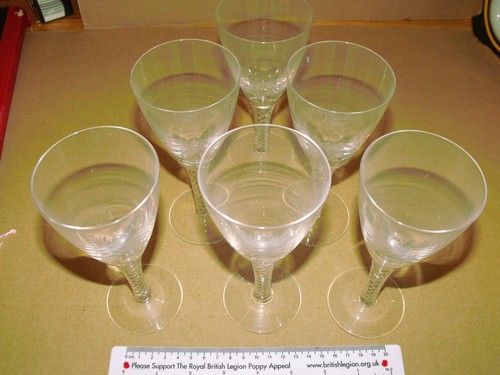 Six stuart crystal wine - stuart,