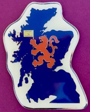 Souvenir Fridge Magnet Scotland Map And Flag