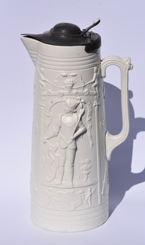 Rare lge victorian parian ware - victorian,