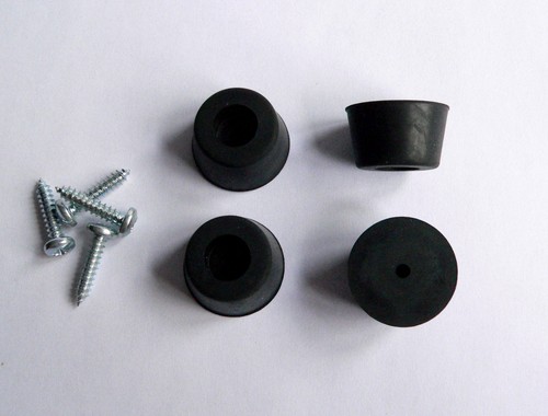 Medium rubber feet for - rubber, 4