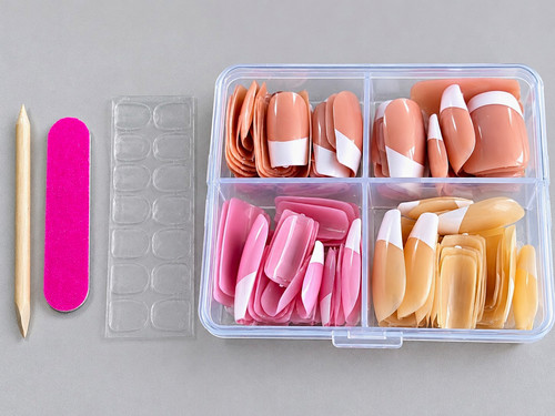 96pcs french tip press - tip, on