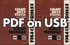 1984 1985 Chevy Truck Shop