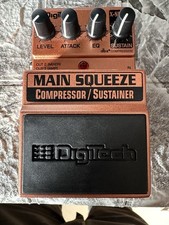 Digitech Main Squeeze Compressor Sustainer Guitar Effects Pedal
