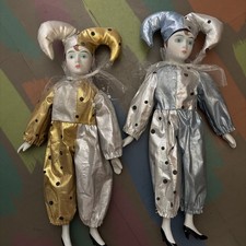 Clown Harliquin Vintage