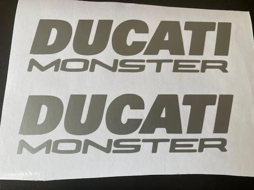 Ducati monster decals - ducati,