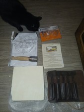 Tudor Rose Stone Carving Set