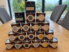 3x Farrow and Ball / Dulux Heritage Paint Samples (choice of colours)