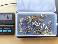 64g pack watch parts steampunk Art craft Jewellery cyberpunk cogs gears DIY