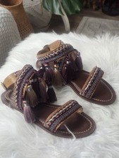 Topshop FIJI Fringe Leather