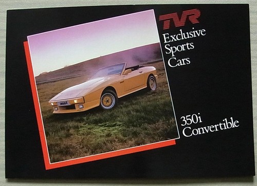 Tvr 350i convertible sports - convertible,