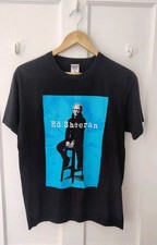 Ed Sheeran World Tour 2018 T- Shirt Size Medium Black Double Sided,GraphicPrint