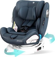 Globalkids Safety Baby Car Seat with Isofix and Top Tether, 360-Degree Rotating