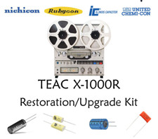 Teac X-1000R reel deck restoration upgrade kit repair rebuild capacitor