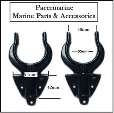 Pair Black Oar Rowlocks