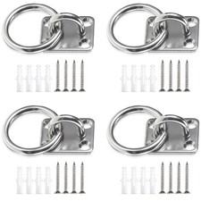 4Pcs Tie Ring on Plate, 30mm x