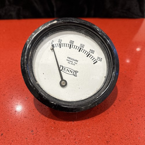 Vintage dennis pressure guage - dennis,