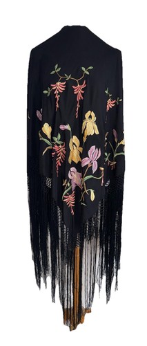 Antique black lilac yellow - black,