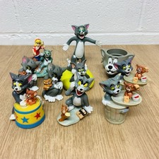 Vintage 90s Turner Entertainment Tom & Jerry Mini Figures, Toys Bundle Retro