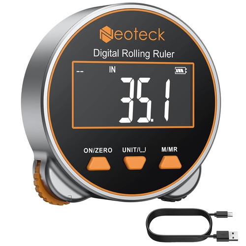 Lcd digital rolling ruler - rolling, up