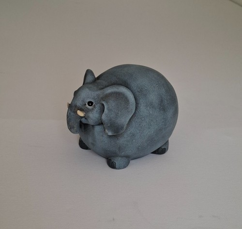 Chubby elephant figurine - elephant,