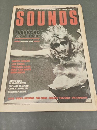 Sounds newspaper 25th - 25th, july