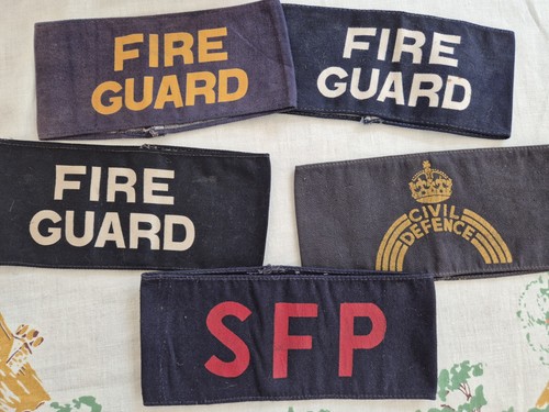 Civil defence arp armbands - defence/arp,
