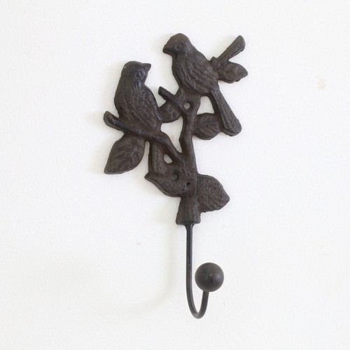 Metal cast iron birds - metal, on