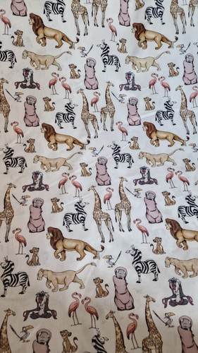 Cotton fabric disney lion - cotton, king