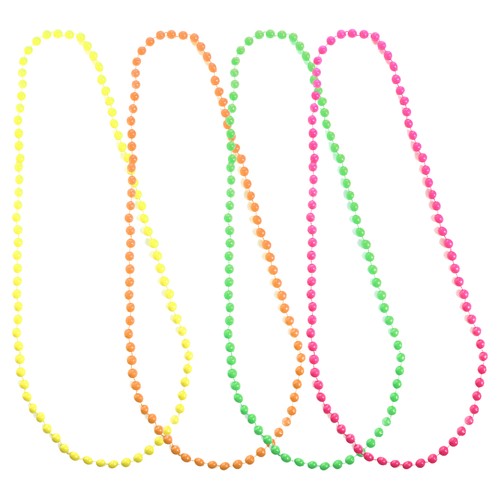 Neon necklace fancy dress - 80's,