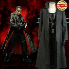 Blade Wesley Snipes Cosplay Costumes Vampire Slayer Vest Suit Halloween 