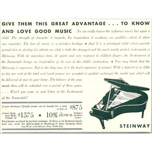 Steinway sons new - sons,