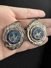 Vintage enamel medal - vintage,