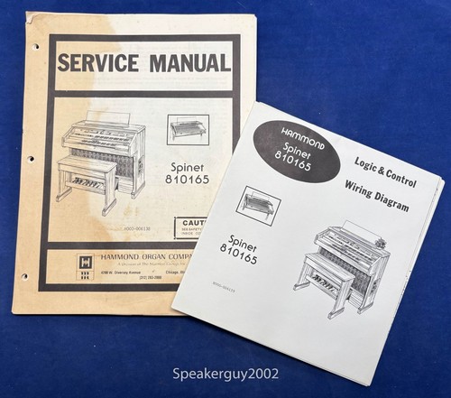 Hammond organ service - manual, &